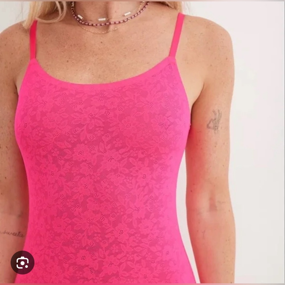 Pink Lace Dress